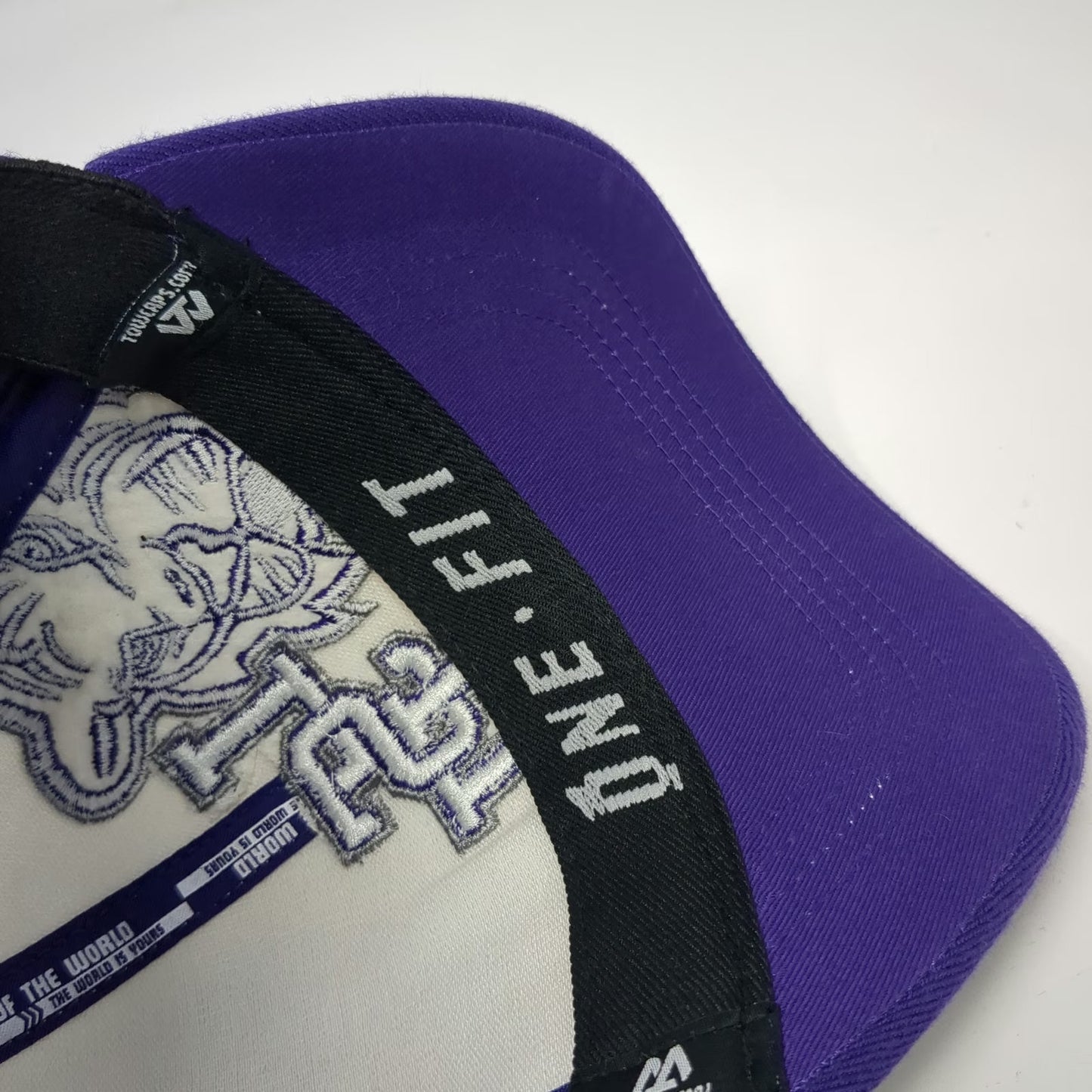 LSU Tigers NCAA Top of the World Cap Purple One Size Stretch Fit Two Tone Hat