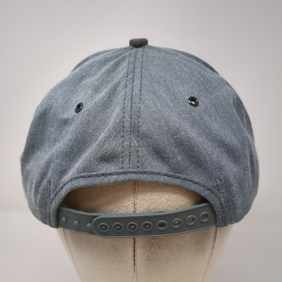 K-Products Crystal Beet Seed Trucker Hat Gray One Size Made in USA Vintage