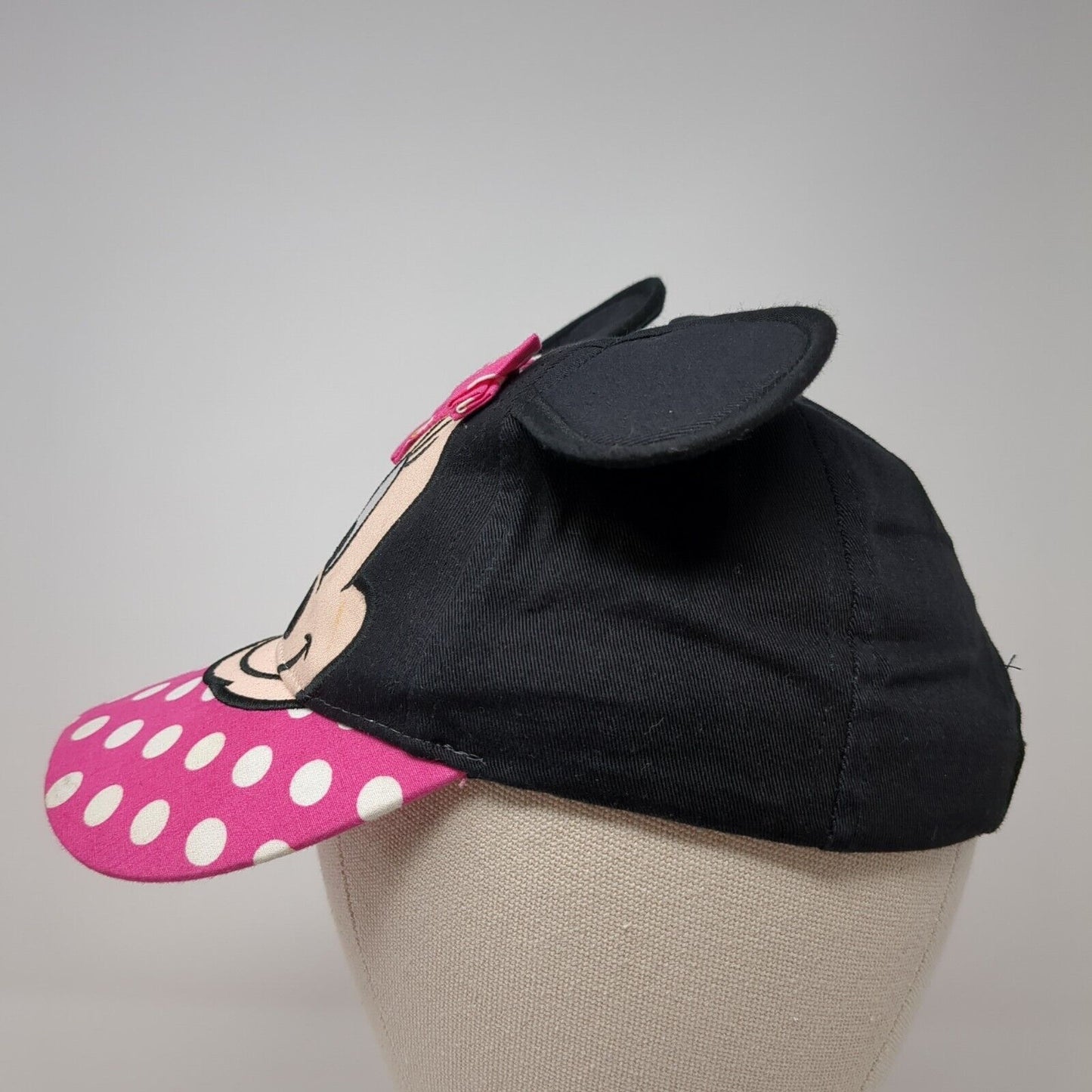 Minnie Mouse Ears Strapback Hat Multi One Size Bow Polka Dot Disney