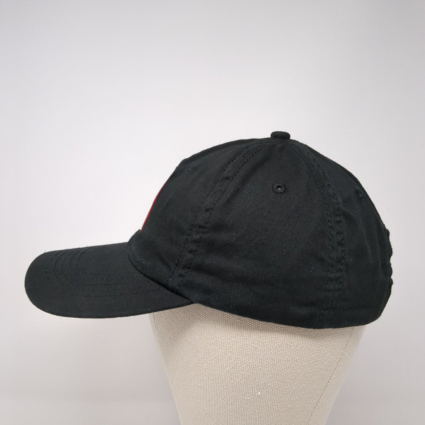 KW Kenworth Strapback Hat Black One Size Adjustable Embroidered 6 Panel Cotton
