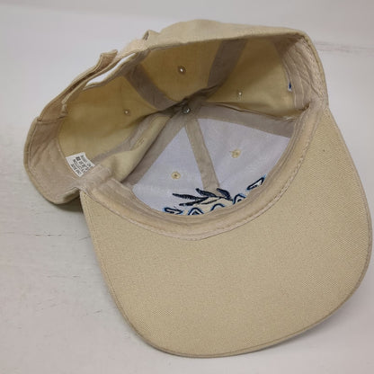 Greece Hellas Greek Flag Beige Baseball Cap Hat OSFM Olive Branch Embroidered