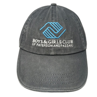 Anvil Baseball Cap Gray One Size Embroidered Boys & Girls Club Paterson Passaic