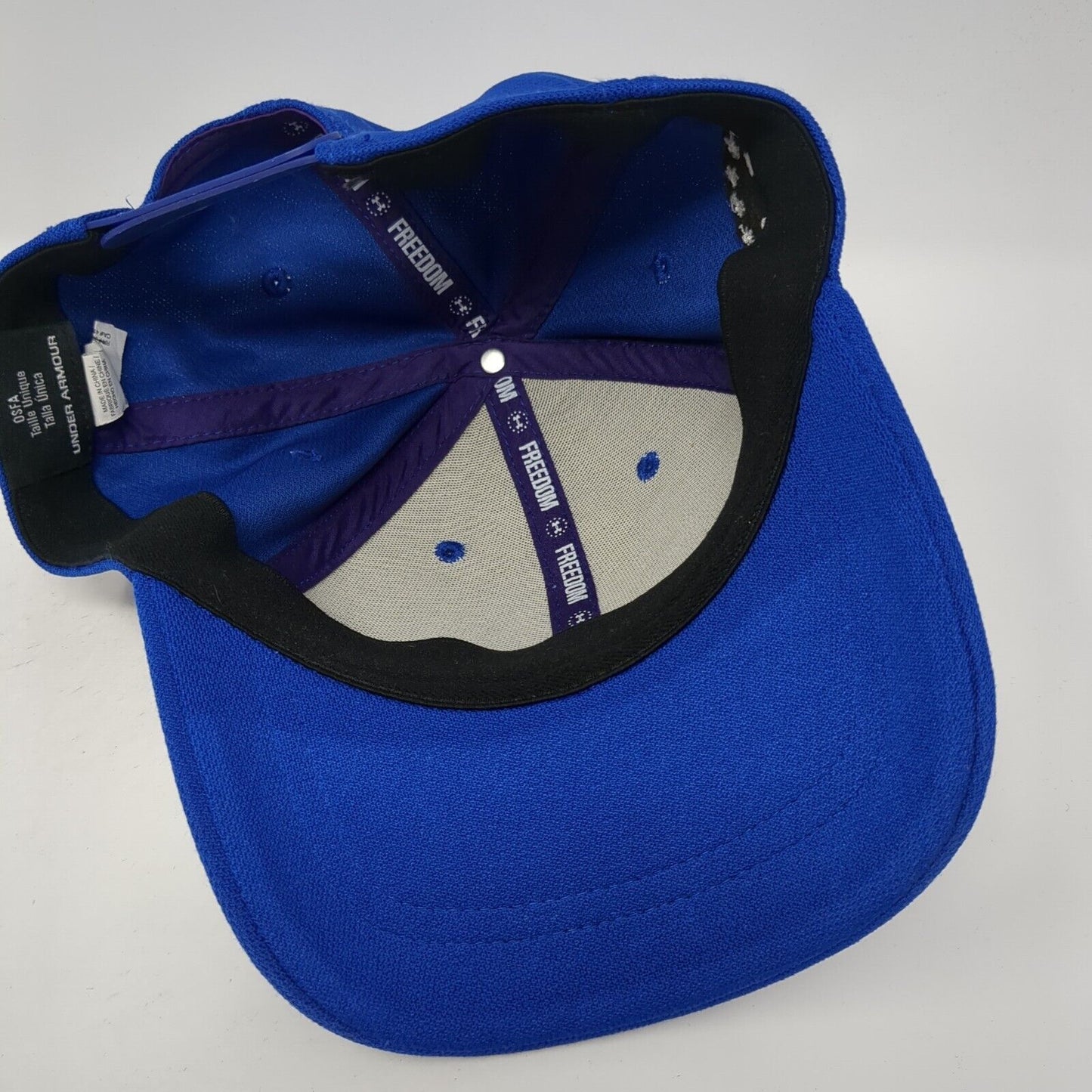 Wounded Warrior Project Under Armour Snapback Hat Blue OS Adjustable Freedom