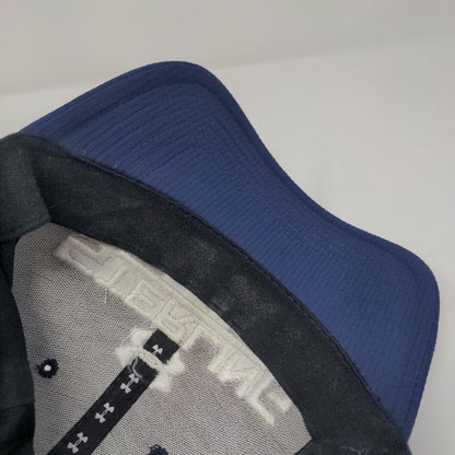 Sterling College Fitted Hat Blue L/XL Solid Embroidered Under Armour