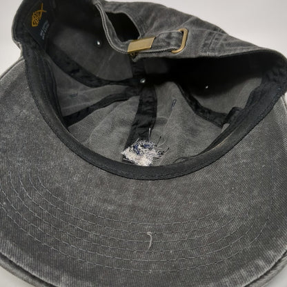 Nissi Caps Baseball Cap Gray One Size Embroidered Border Collie Dog Washed Hat