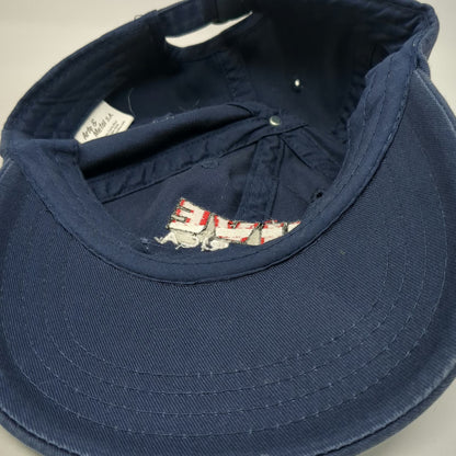 Baseball Cap Blue One Size Distressed Costa Rica Pura Vida Scuba Dive Flag Hat