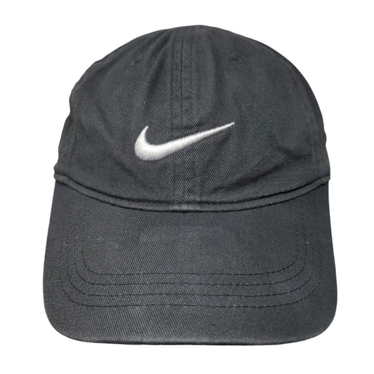 Nike Child Strapback Hat Gray One Size Embroidered Swoosh Logo Just Do It