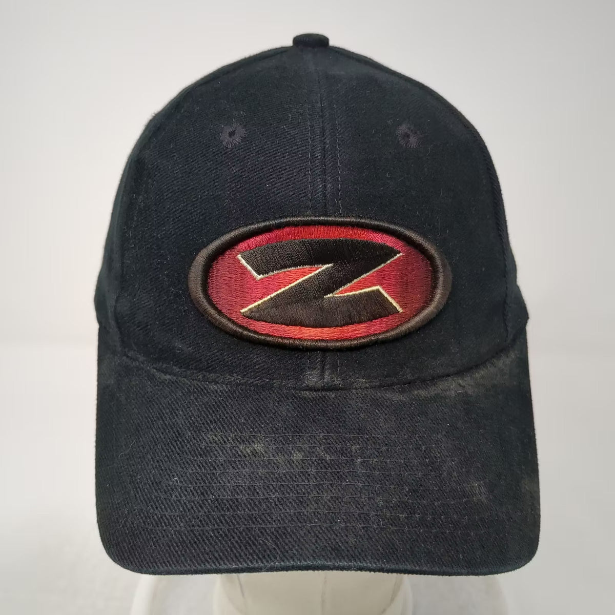 Zamboni Snapback Hat Black One Size Adult Adjustable Embroidered Logo Patch Red