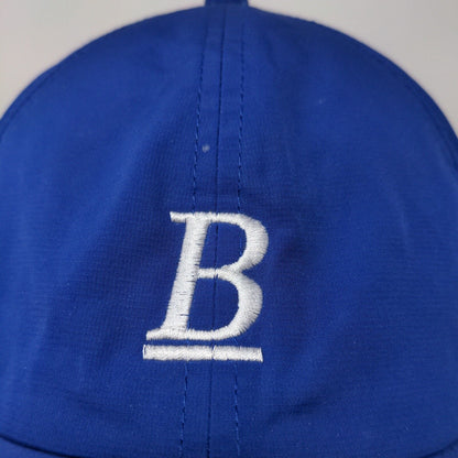 Underlined B Strapback Hat Blue One Size Embroidered Nike Golf 6 Panel