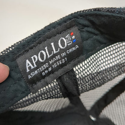 Apollo Baseball Cap Black One Size Freddys Grillin Scoopin Rockin Mesh Back Hat