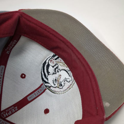 Florida State Seminoles NCAA Zephyr Snapback Gray Red One Size Hat Structured