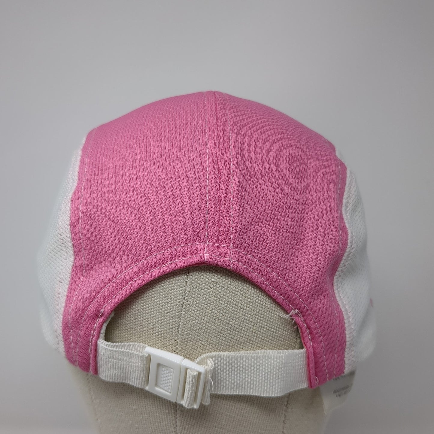 Headsweats 5 Panel Cap Pink One Size Adjustable Lightweight Embroidered