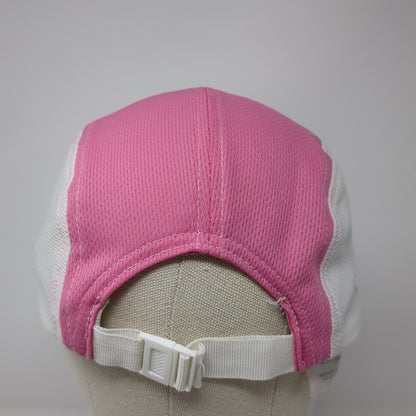 Headsweats 5 Panel Cap Pink One Size Adjustable Lightweight Embroidered