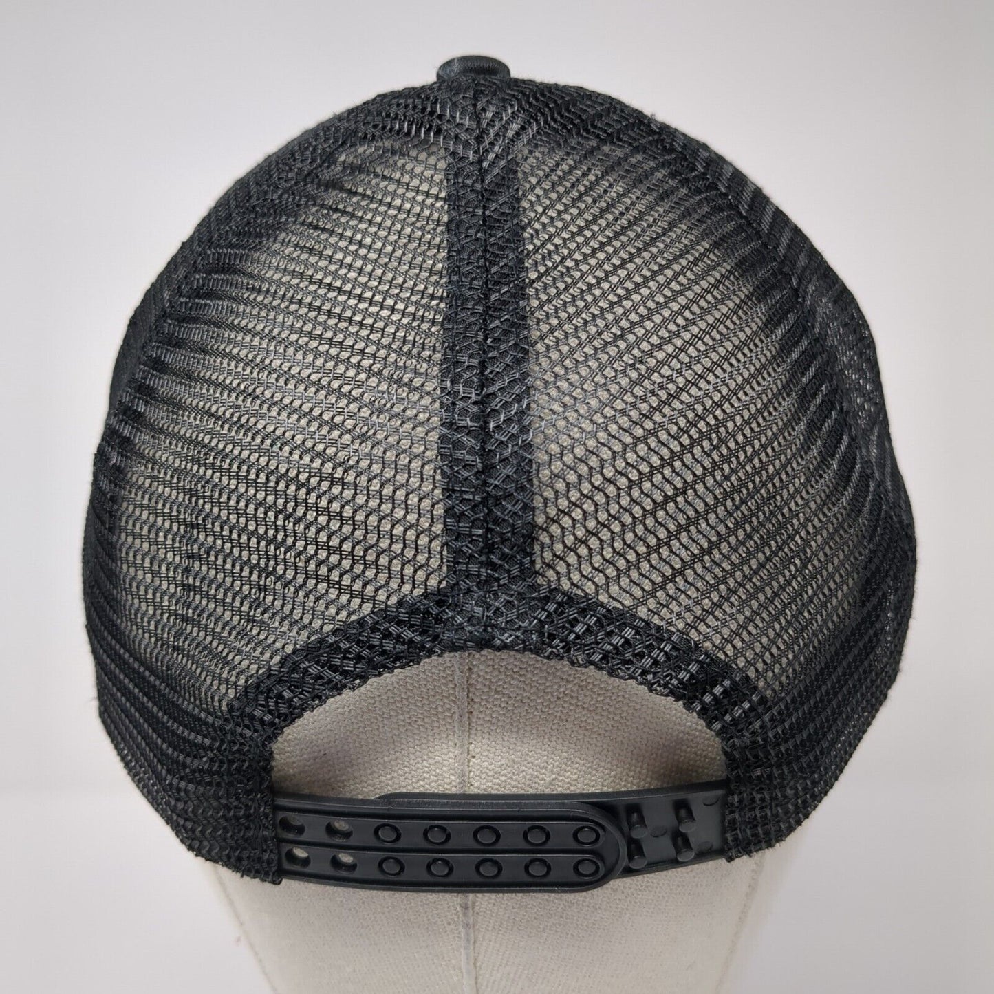 Fifty AF Snapback Trucker Hat Black One Size Adjustable Mesh Back Rope 6 Panel