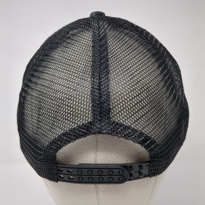 Fifty AF Snapback Trucker Hat Black One Size Adjustable Mesh Back Rope 6 Panel