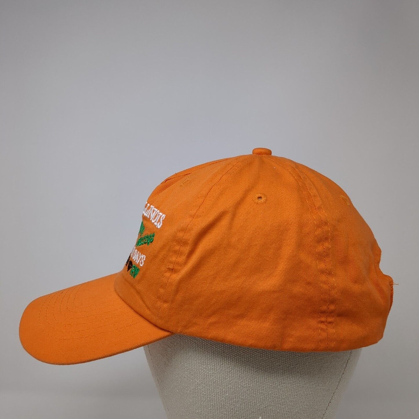 Southern Illinois John A Logan College Black Diamond Strapback Hat Orange OS