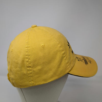 KC Caps Jamaican Bobsled Team Autographed Yellow Baseball Cap OSFM Signed Hat
