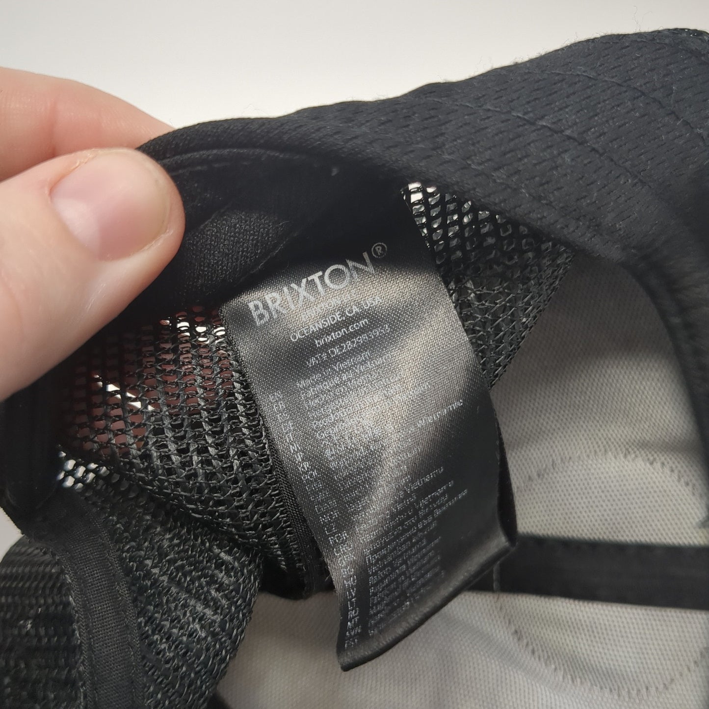 Brixton Manufacturing Company Patch Snapback Trucker Hat Black One Size