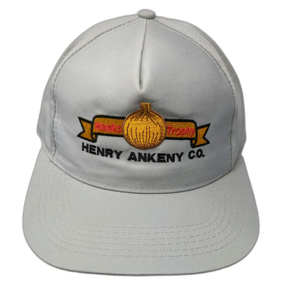 Mountaintop Marketing Trucker Gray One Size Hat Strapback Onion Logo Agriculture