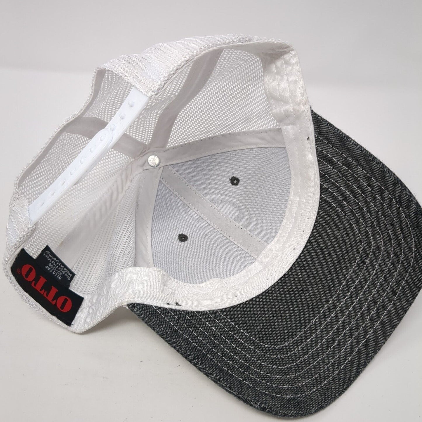 Mackay Snapback Mesh Back Trucker Hat Gray One Size Adjustable Otto