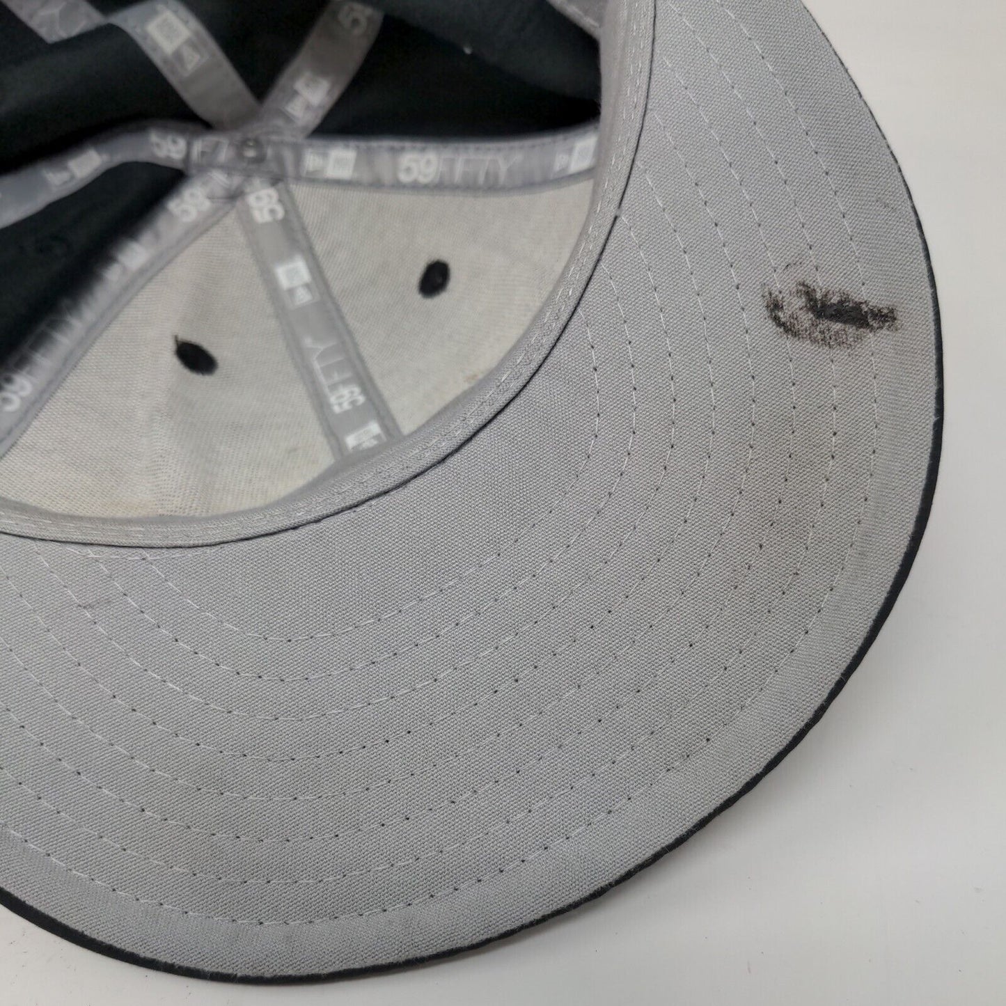 New Era Men's 59Fifty Fitted Hat Black 7 1/4 Baltimore Orioles 3D Bird Logo MLB