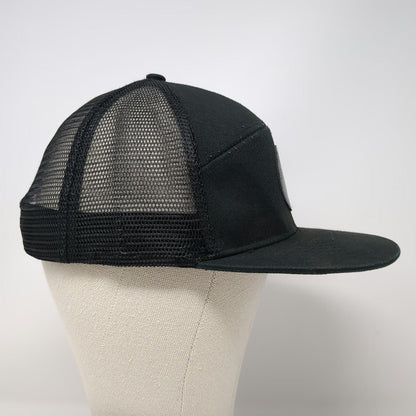 Trucker Hat Black One Size Telic Footwear Boise Idaho Mesh Snapback 7 Panel
