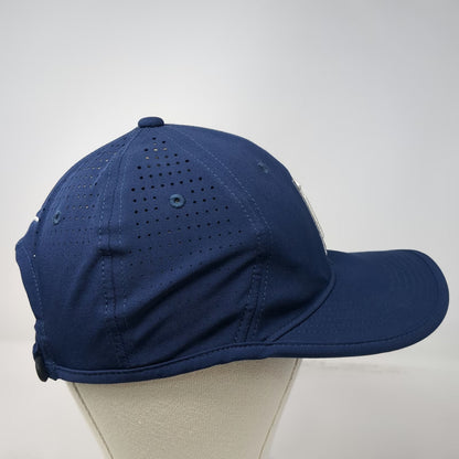 Nike Golf Baseball Cap Blue OSFM Tiger Woods TW Logo Strapback Hat Perforated