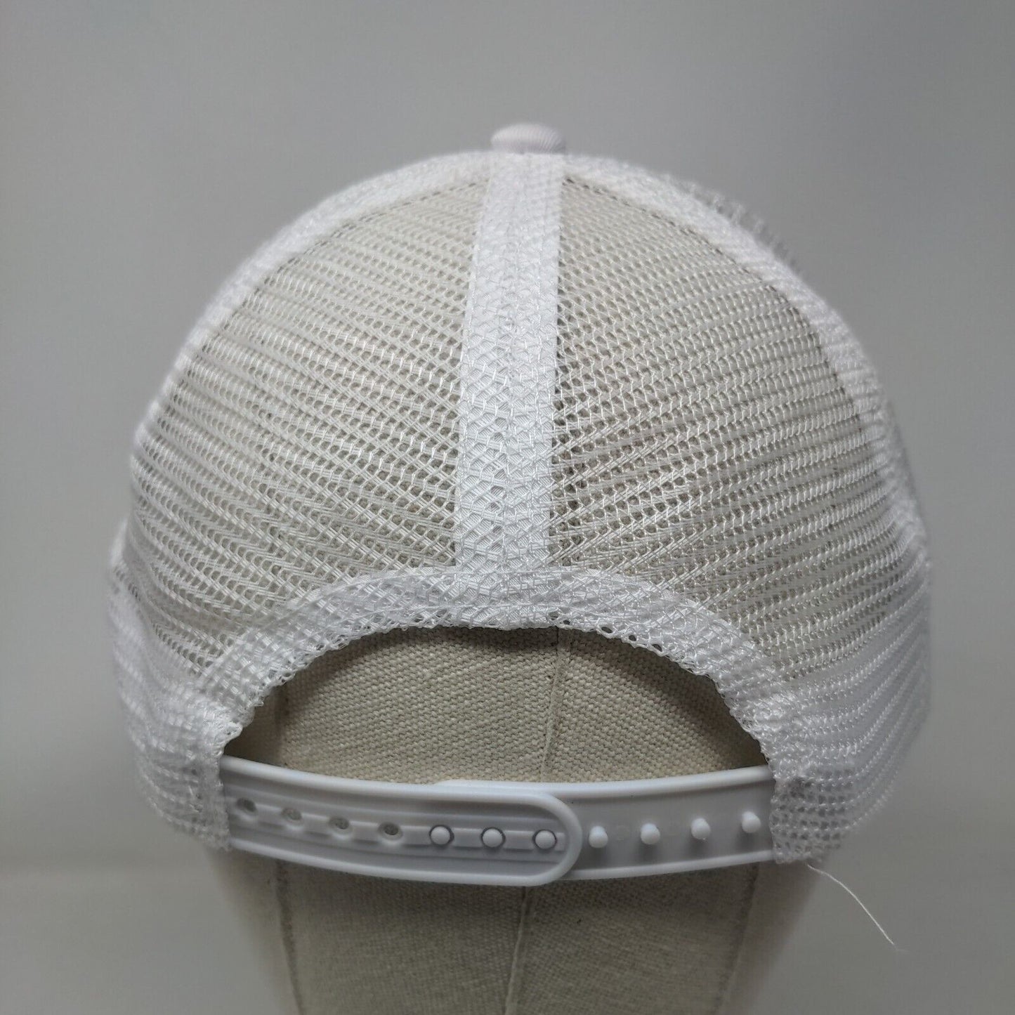 Sam Hunt Snapback Mesh Back Trucker Hat White OSFA Embroidered 6 Panel