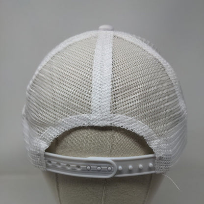 Sam Hunt Snapback Mesh Back Trucker Hat White OSFA Embroidered 6 Panel