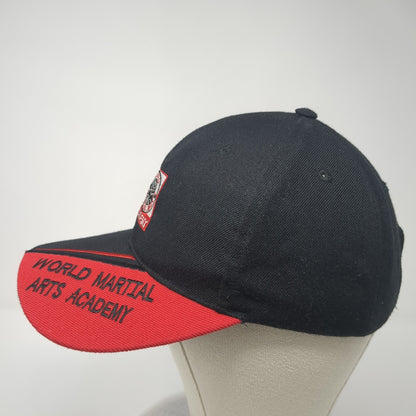 World Martial Arts Academy Strapback Hat Black One Size Adjustable