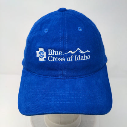 Blue Cross Of Idaho Slideback Hat Blue OSFA Adjustable Embroidered Sportsman