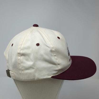 Headliner Baseball Cap White Red One Size McKay Seed Company Inc Agriculture Hat
