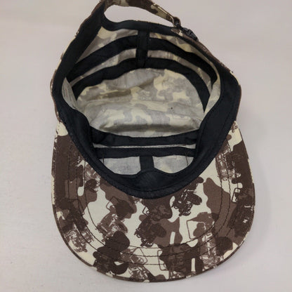 Adventure Cadet Army Cap Multicolor One Size Adjustable Camouflage Graphic Print