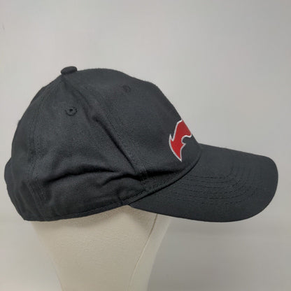 Unbranded Men's Snapback Hat Black Adjustable Embroidered Wrench Logo Cotton