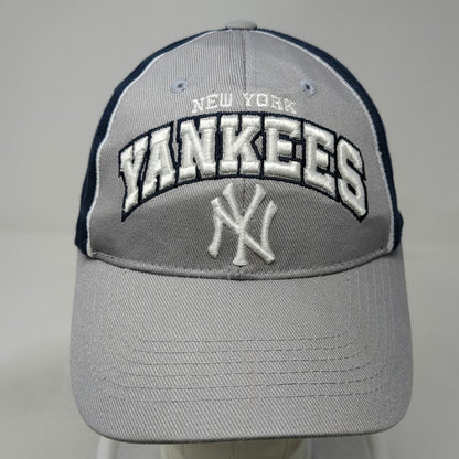 New York Yankees MLB Fan Favorite Baseball Cap Gray Blue One Size Strapback Hat