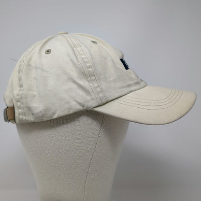 The Shirt Company Baseball Cap Beige Blue Green One Size Leather Strapback Hat