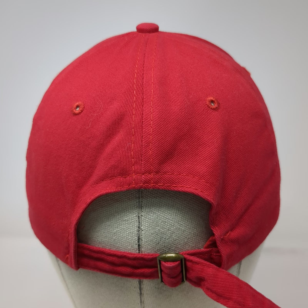 Quake City Caps Baseball Cap Red One Size Coca-Cola Logo Slideback Cotton Hat