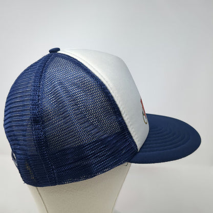 Otto Snapback Trucker Hat Blue White One Size KTRB AM 860 Stereo Radio Station