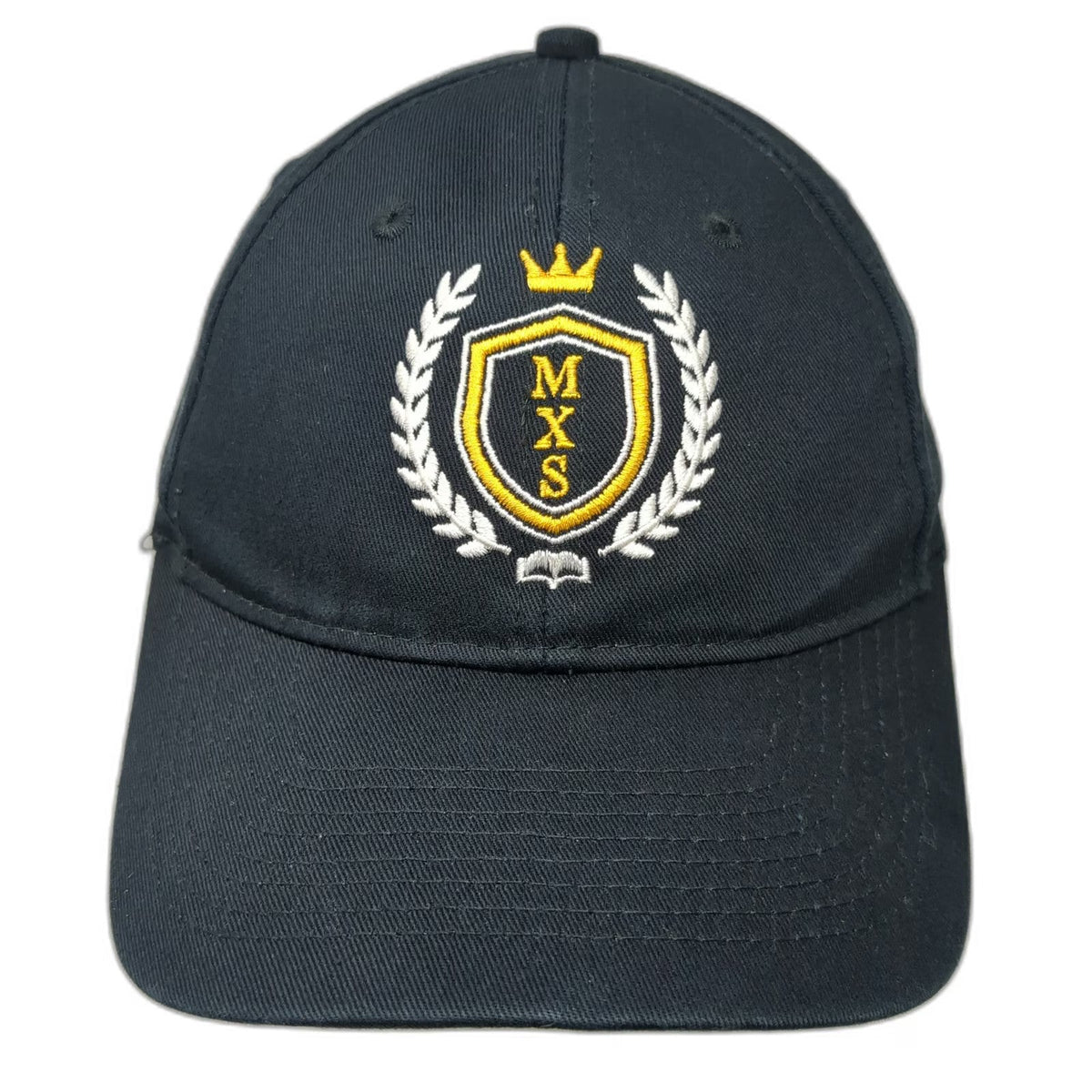 Port & Company Baseball Cap Black One Size Strapback MXS Shield Crown Hat