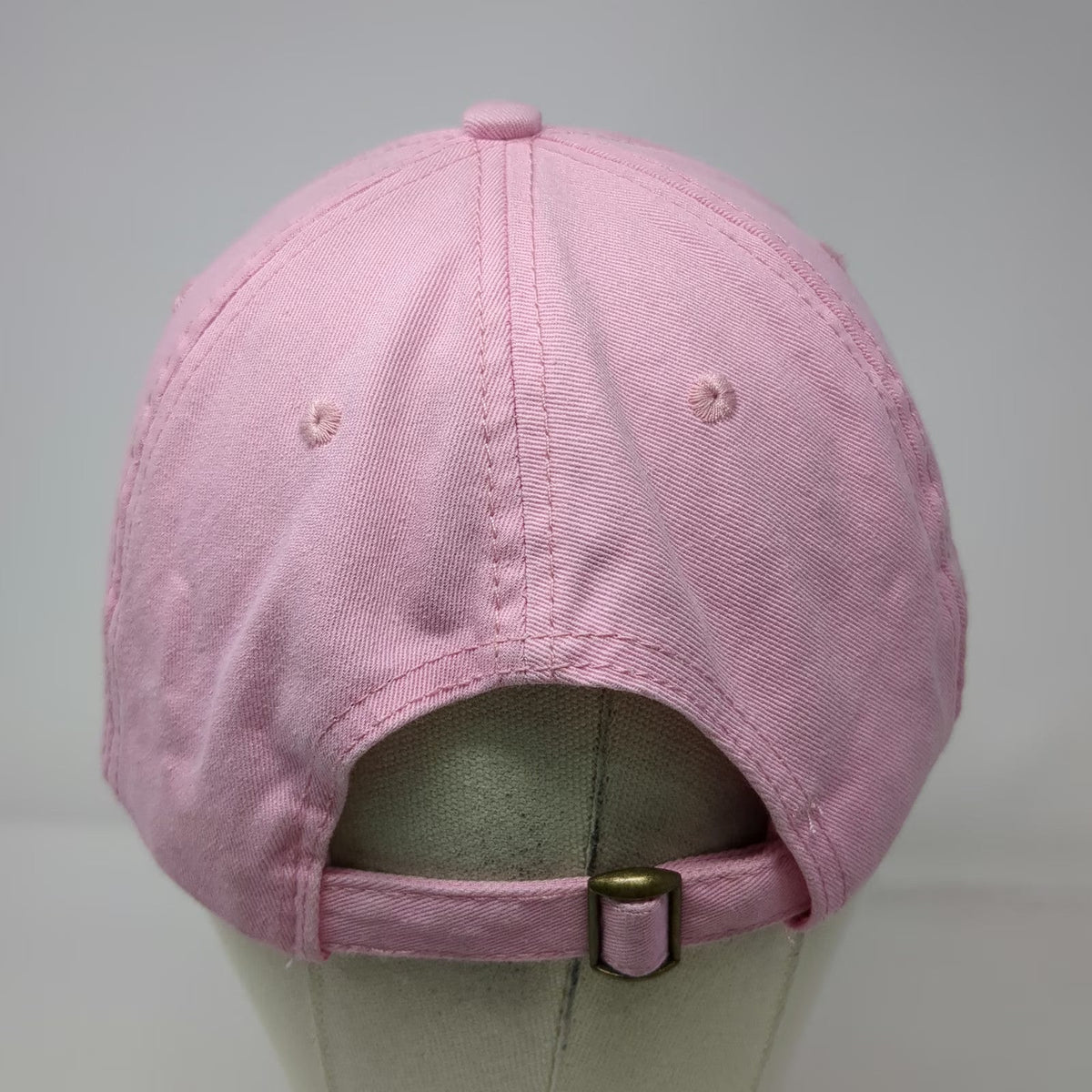 Baseball Cap Pink One Size Palm Beach Script Cotton Adjustable Hat