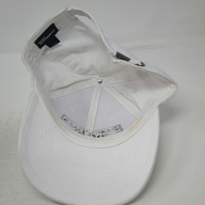 Port Authority Baseball Cap White One Size Robindale Media Logo Slideback Hat