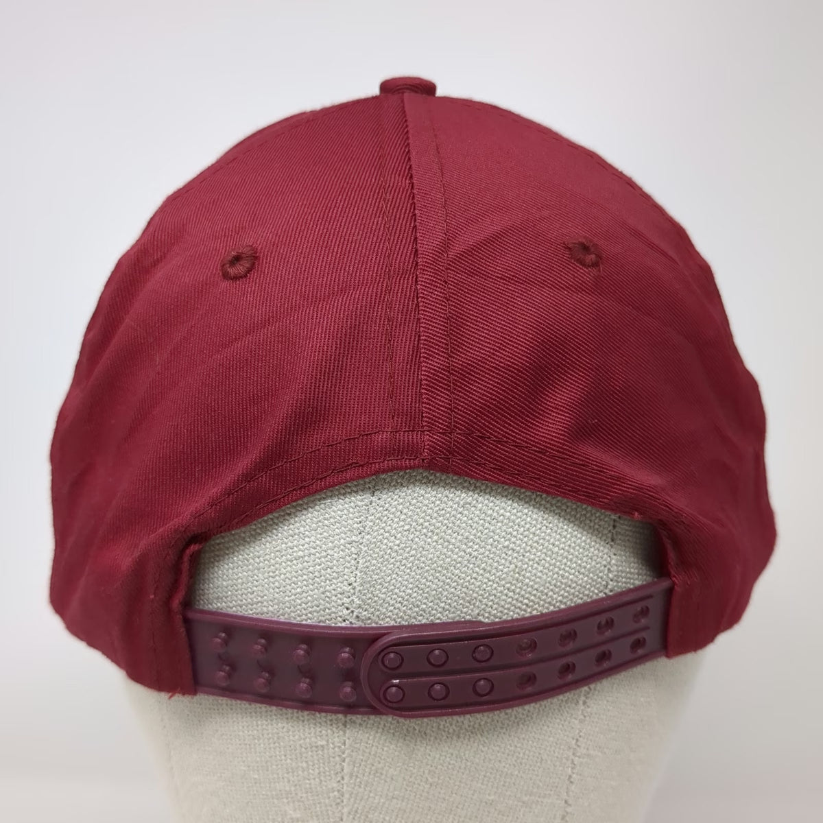 Cobra Caps 5 Panel Red One Size Hat Rope DuPont Logo Snapback Screen Printed
