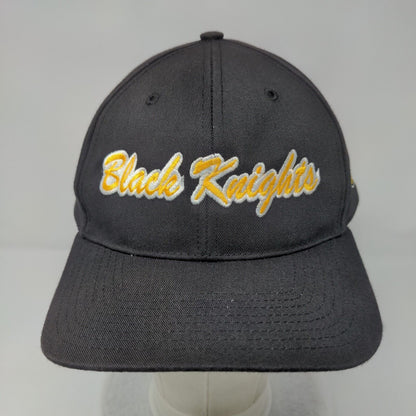 Black Knights Strapback Hat Black Medium-Large Embroidered Richardson