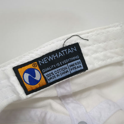 Newhattan Aruba Dutch Caribbean Baseball Cap White One Size Cotton Slideback Hat