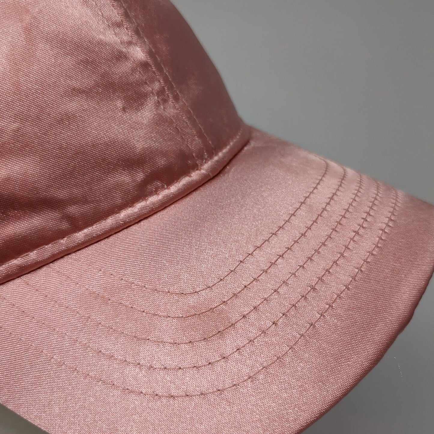 Unbranded Slideback Hat Pink OSFM Solid Adjustable Blank 6 Panel