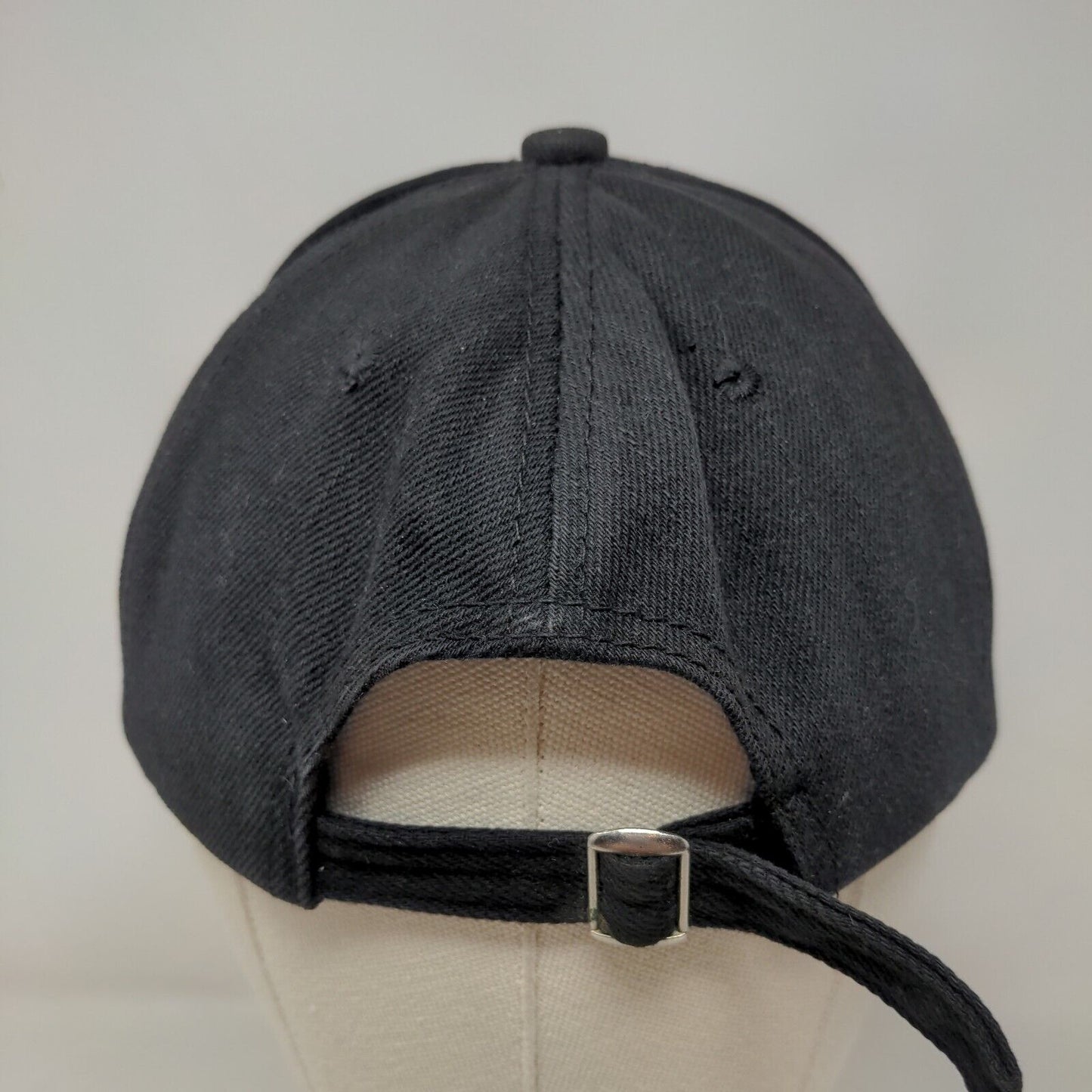 Sweet Fashion Men's Slideback Hat Black Embroidered Logo Adjustable