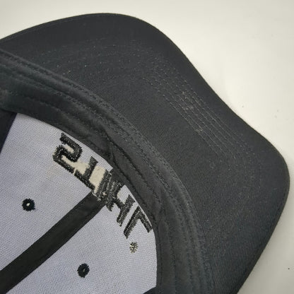 Stihl Outfitters Baseball Cap Black One Size Mesh Back Gray Strapback Logo Hat