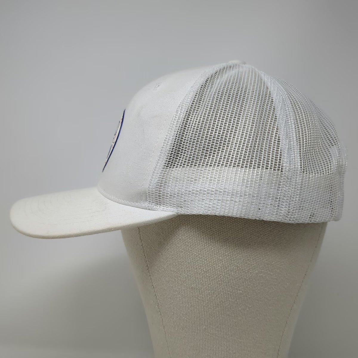 KBETHOS Trucker Hat White One Size Snapback Mesh Sand Jamm Wildwood NJ Graphic
