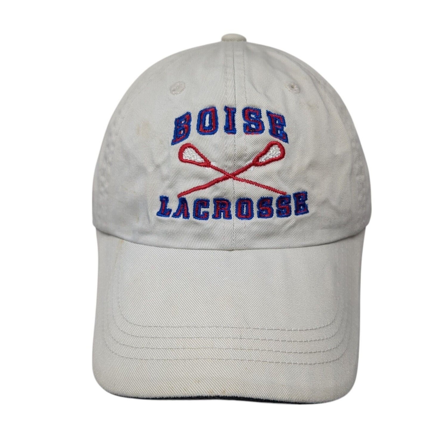 Boise Lacrosse Strapback Hat Tan One Size I Gotz Skillz Port Authority