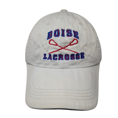Boise Lacrosse Strapback Hat Tan One Size I Gotz Skillz Port Authority